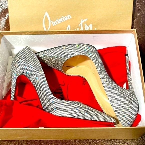 Christian Louboutin iconic ‘So Kate’ starburst discoball sky high 120mm EU37 - Picture 4 of 12